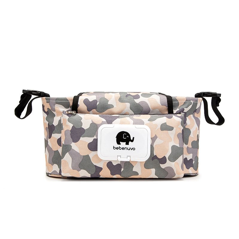 Spot wholesale Oxford cloth baby stroller bag diaper bag mummy bag multi-purpose storage bag cross-border