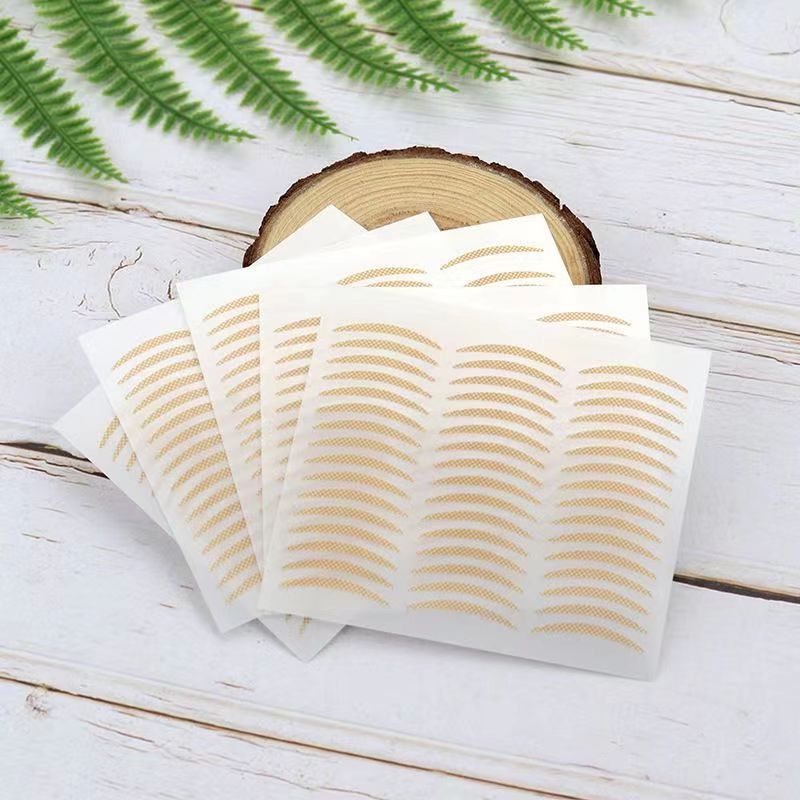 Invisible lace double eyelid stickers seamless breathable natural long-lasting olive skin color mesh eye stickers factory wholesale
