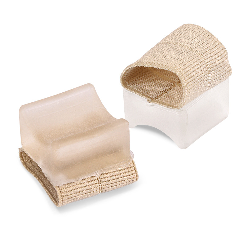 Cross-border toe splitter thumb valgus big foot bone overlapping toe separator men's and women's fiber single hole sleeve Orthopedic