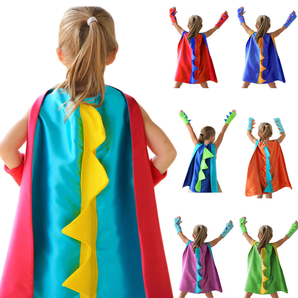 Children's Dinosaur Cape Halloween Costume Performance Costume Children's Day Performance Costume Birthday Party Cape