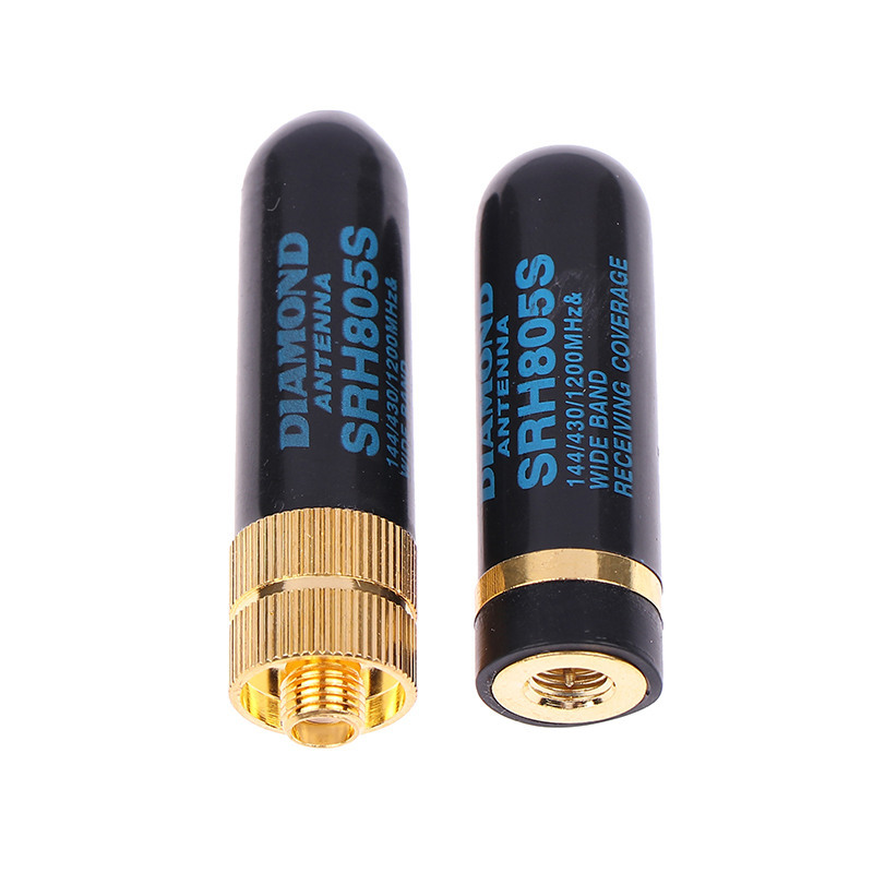 Diamondsrh805S Antenna Handheld Radio with Female Connector 4.5cm Uv Dual-Band Small Anti-Interference Portable Walkie-Talkie