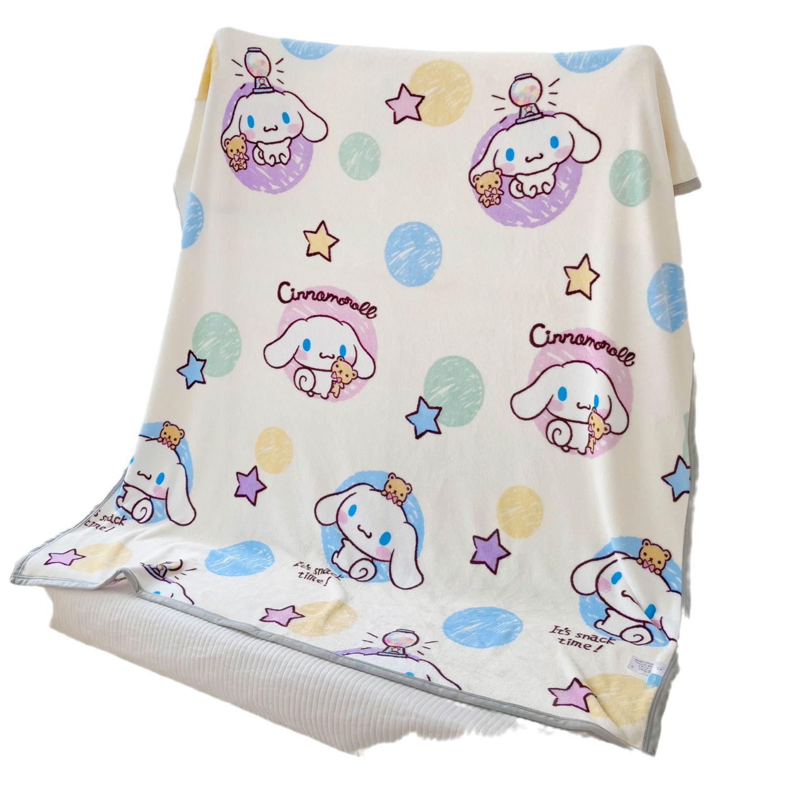 Cartoon Sanrio Children's Blanket Thickened Milk Fleece Casual Blanket Baby Fleece Blanket Student Kindergarten Lunch Break Blanket