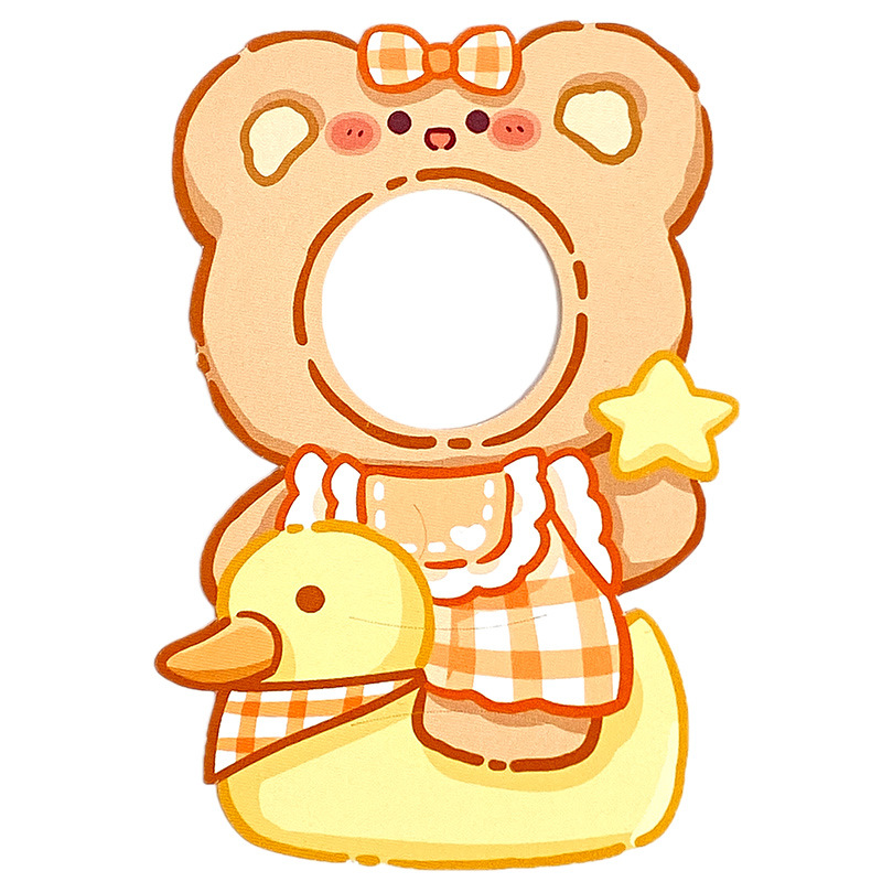 Christmas Cute Ins-Style Cartoon Pattern Children's Lollipop Decoration Paper Card Creative DIY Decoration Card Insert Card