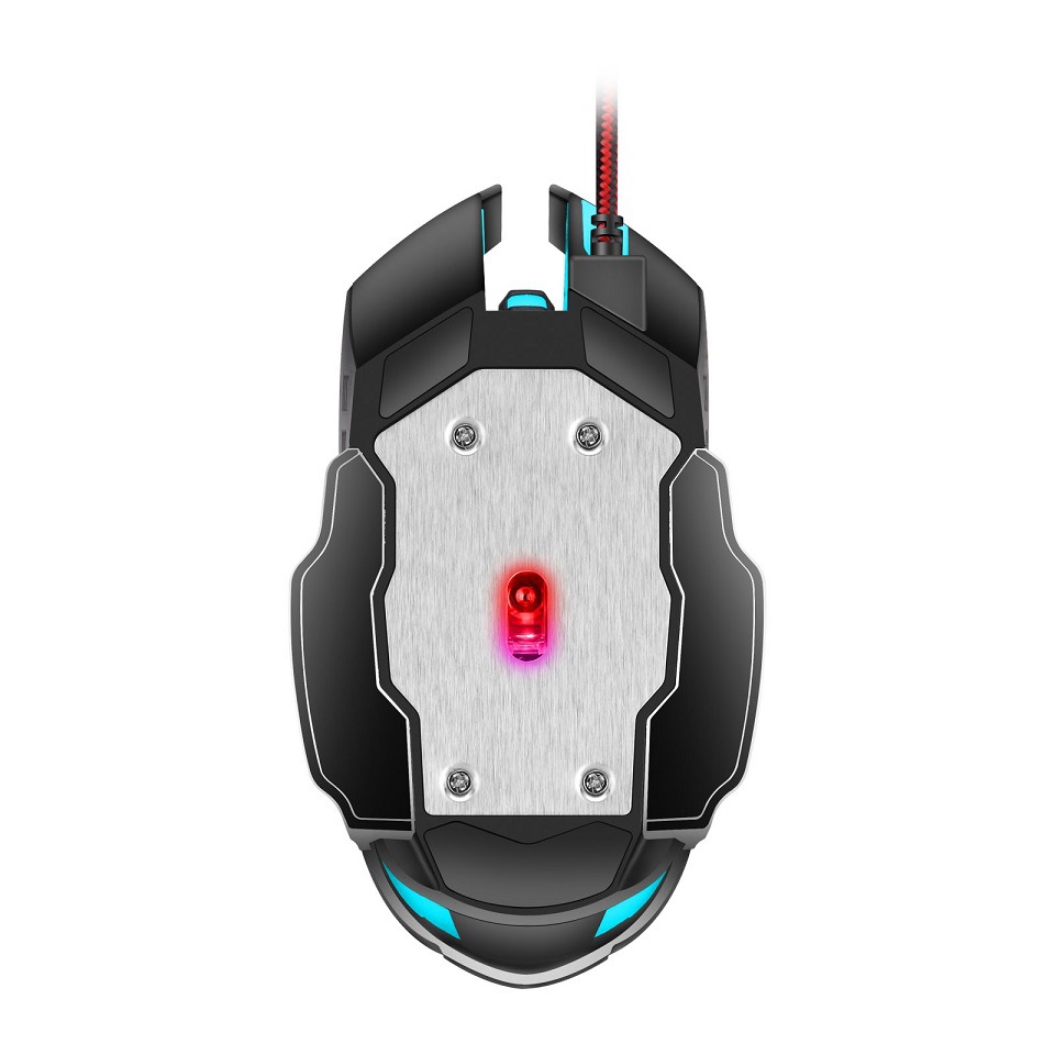BAJEAL G8 big hot wheels wired mouse USB game 6D macro definition programming luminous electronic competition mechanical mouse