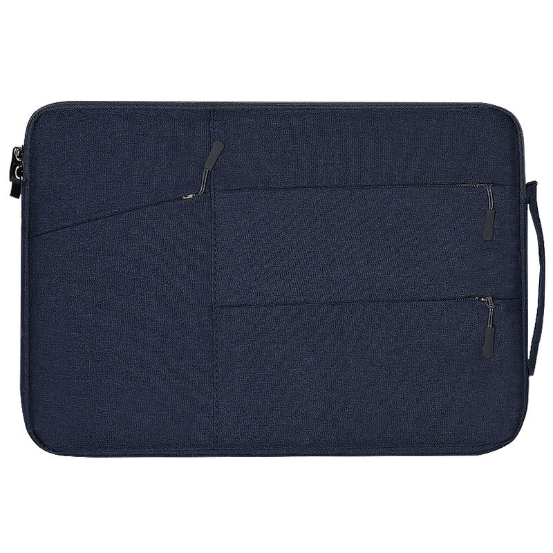 Double-Layer Thick Plush Handbag Casual 8inch Laptop Bag iPhone Apple Computer Bag Business Portable