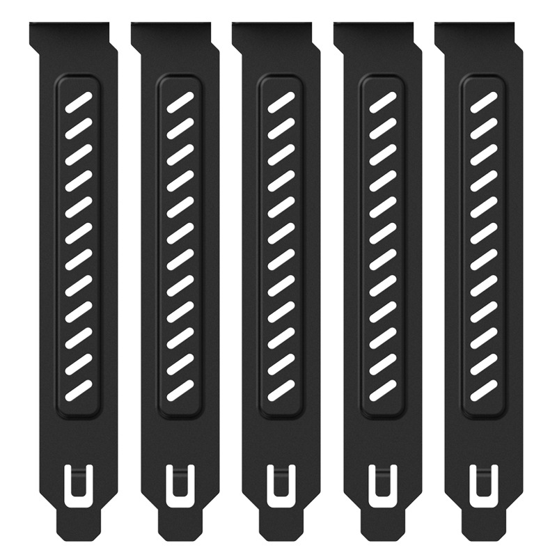 Factory direct computer chassis PCI position heat dissipation dustproof ventilation baffle baffle plate baffle black metal punch