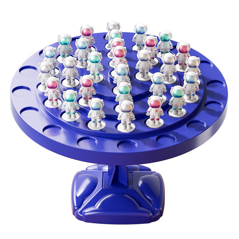 Tiktok balance spaceman children's toy desktop game early education puzzle doll balance tree parent-child interaction wholesale