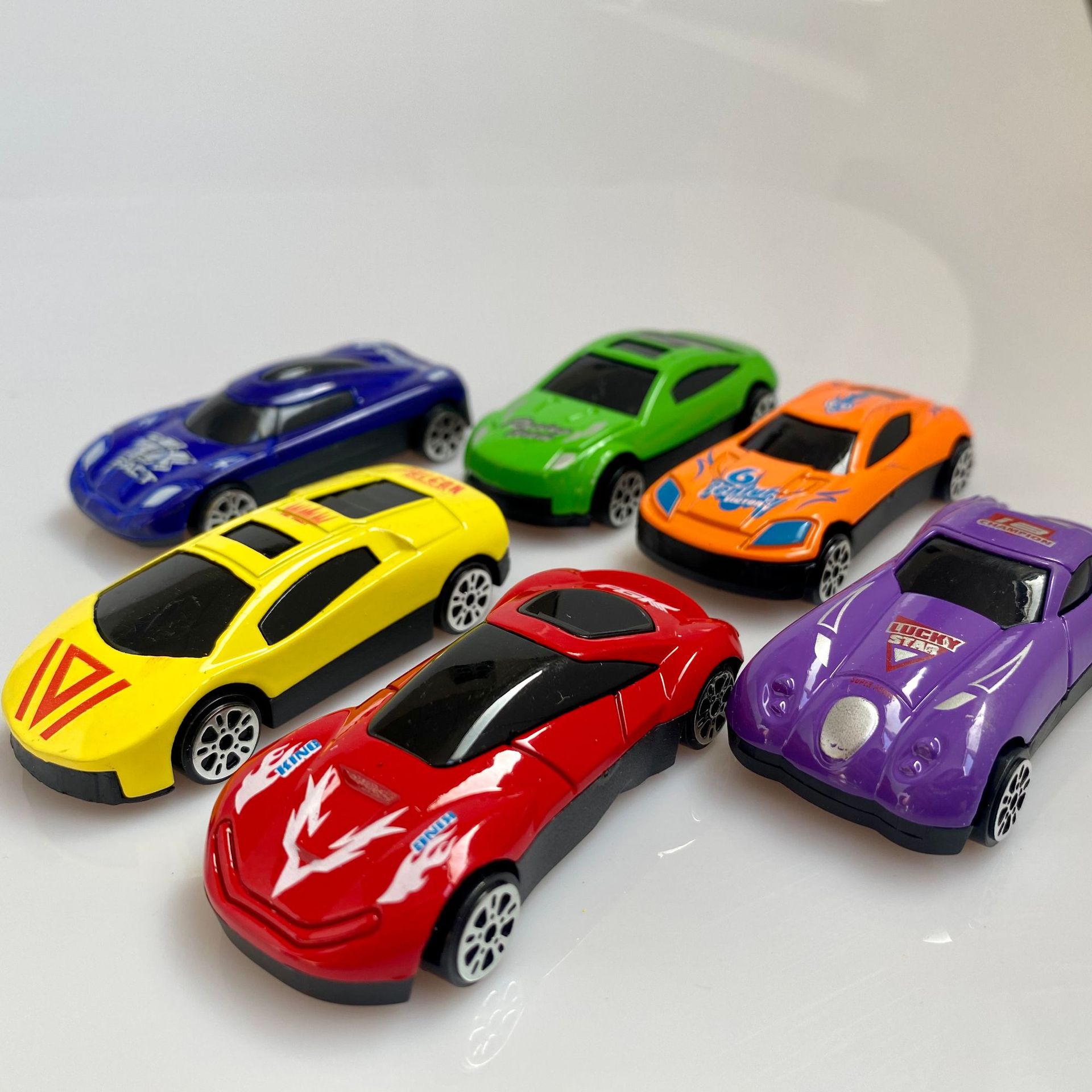 Children's Alloy Sliding Car Kids Baby Toy Car Set Boy Model Toy Car Mini Racing Car