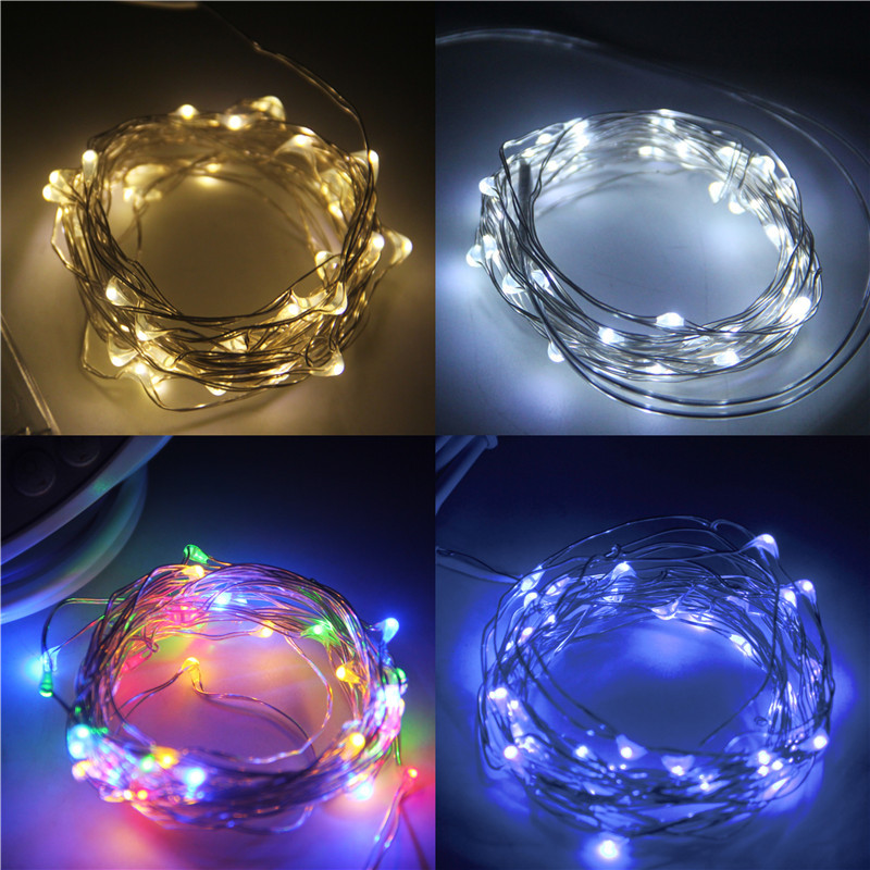 Decorative light led small colored light Holiday Star flashing light string light battery copper wire light Starry Sky Internet celebrity room hanging light