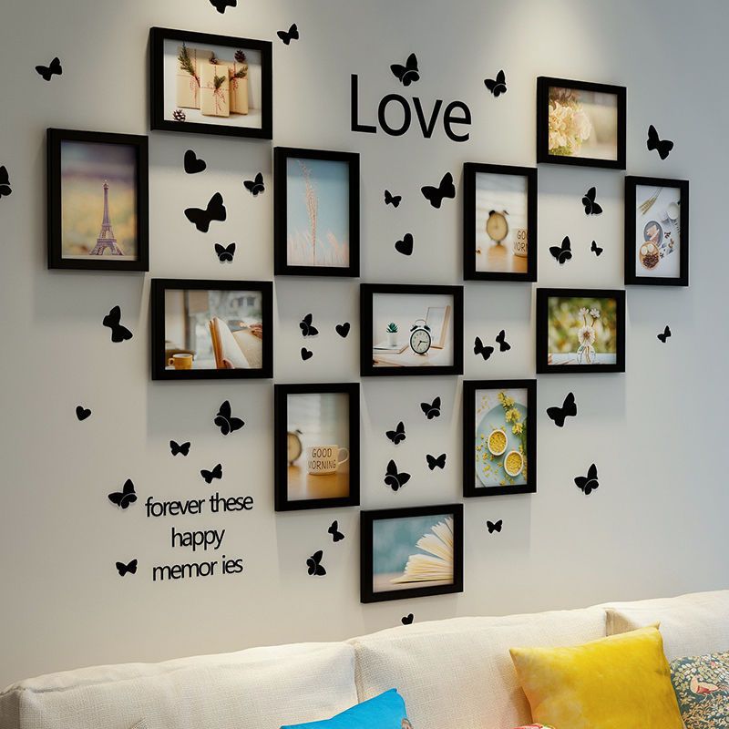 Creative Photo Wall wooden photo frame decoration living room wall-mounted room decoration photo frame factory wholesale