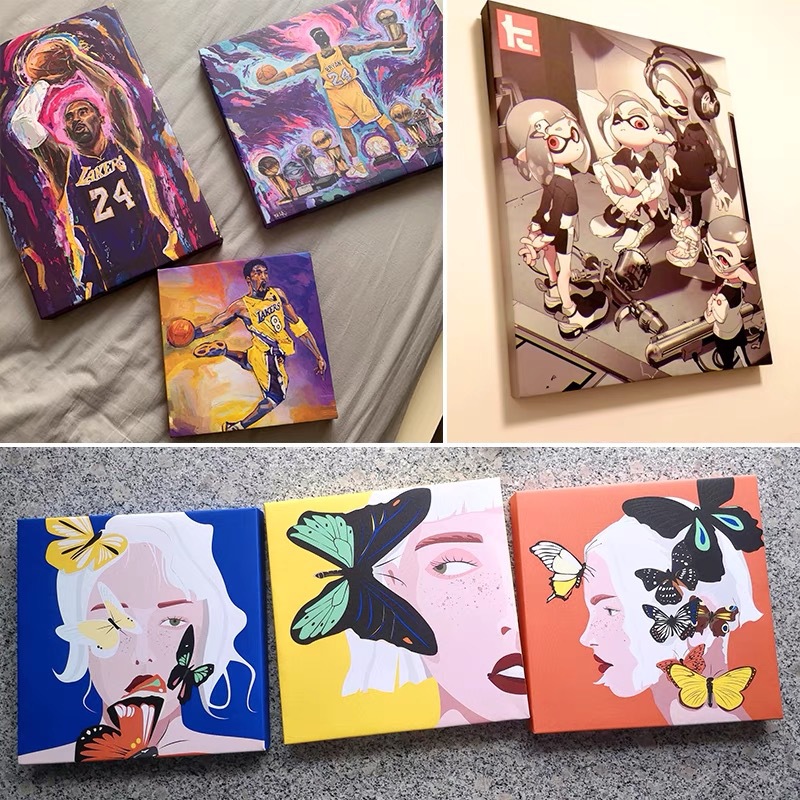 [Carton packing] cross-border independent station name road sign sign decorative painting road sign frameless canvas painting core