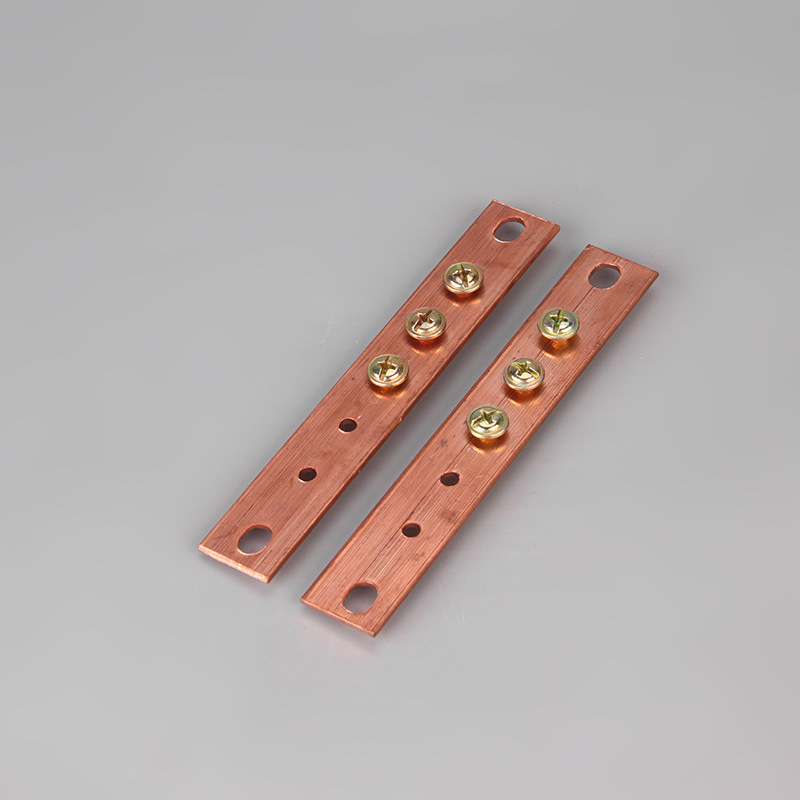 Zhejiang T1 Copper Busbar Punching Processing, Tin-Plated Copper Busbar Terminal Block Manufacturer
