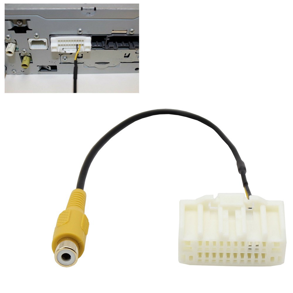 Backup Camera Rca Input Video Wiring Harness Suitable for Chrysler Jeep Car Digital Accessories Cable