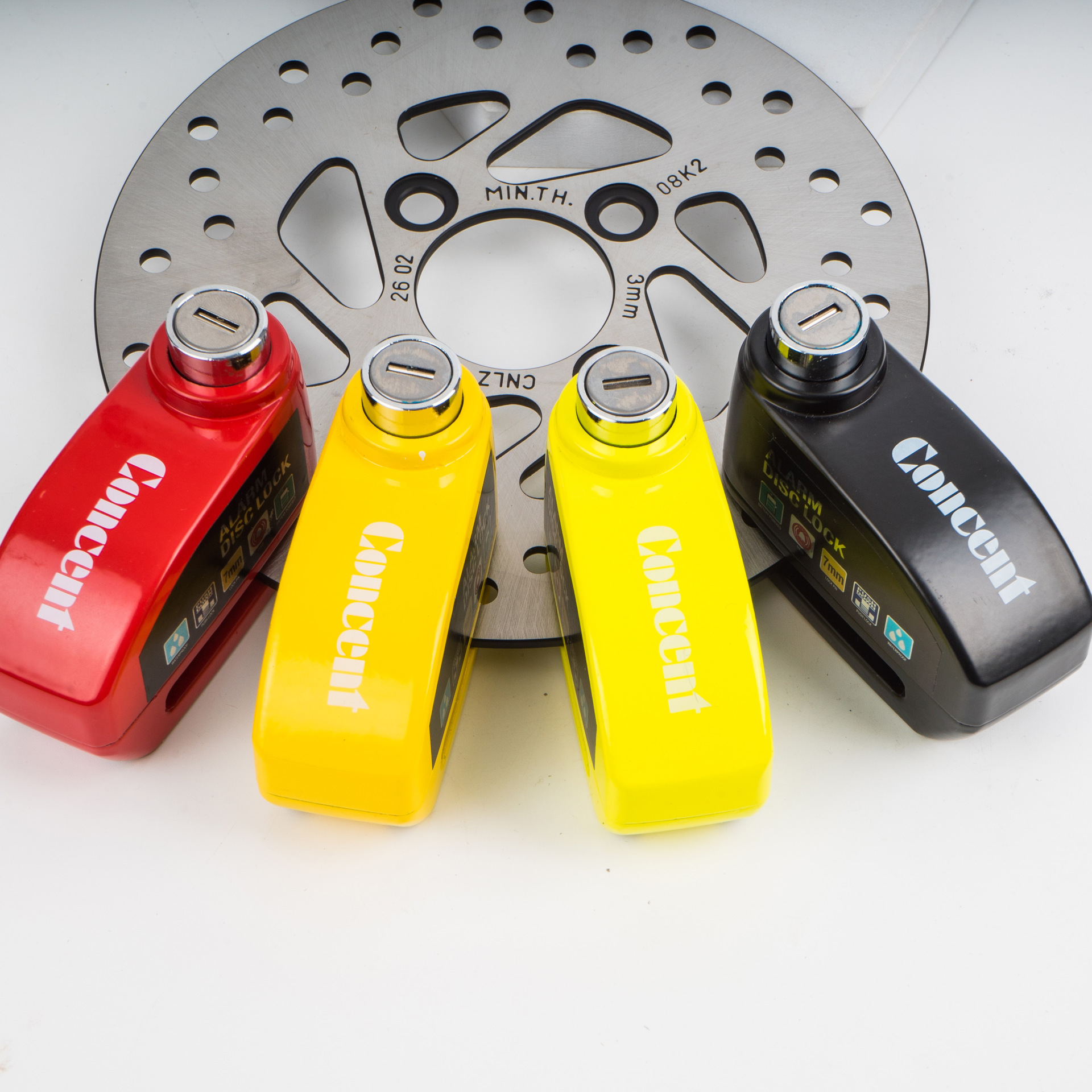 Manufacturers supply motorcycle electric car brake disc alarm disc lock motorcycle lock anti-theft alarm disc brake lock wholesale