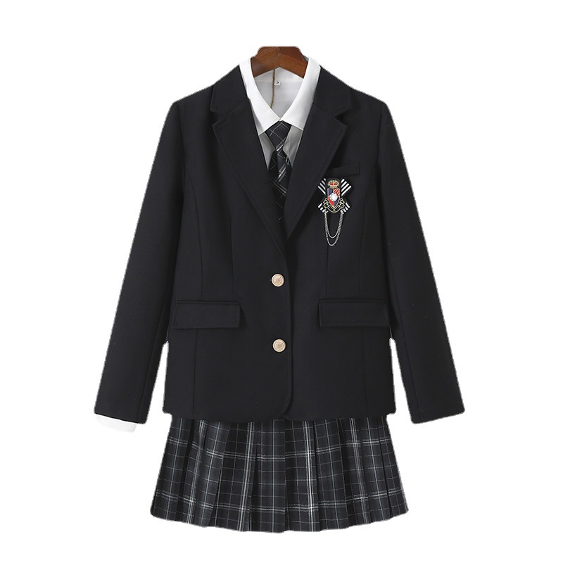 Factory on behalf of after-sales jk uniform autumn and winter two-button suit small suit women's coat school for jk suit