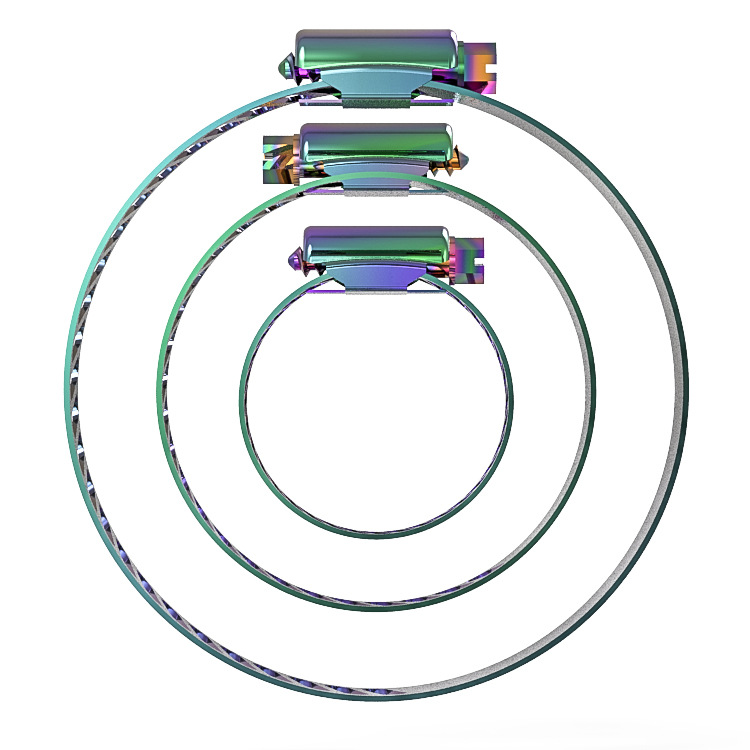 Applicable to Suzuki motorcycle accessories modification universal clamp ghost fire scooter hoop spirit beast stainless steel hose hoop