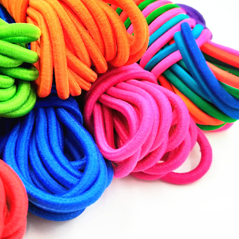 Factory direct children jump rubber band 80 nostalgic jump rope high elastic durable girls rubber band jump rope sports