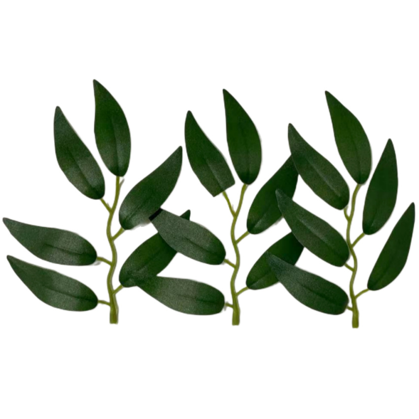 Simulation willow leaf accessories decoration cross-border factory wholesale in stock supply