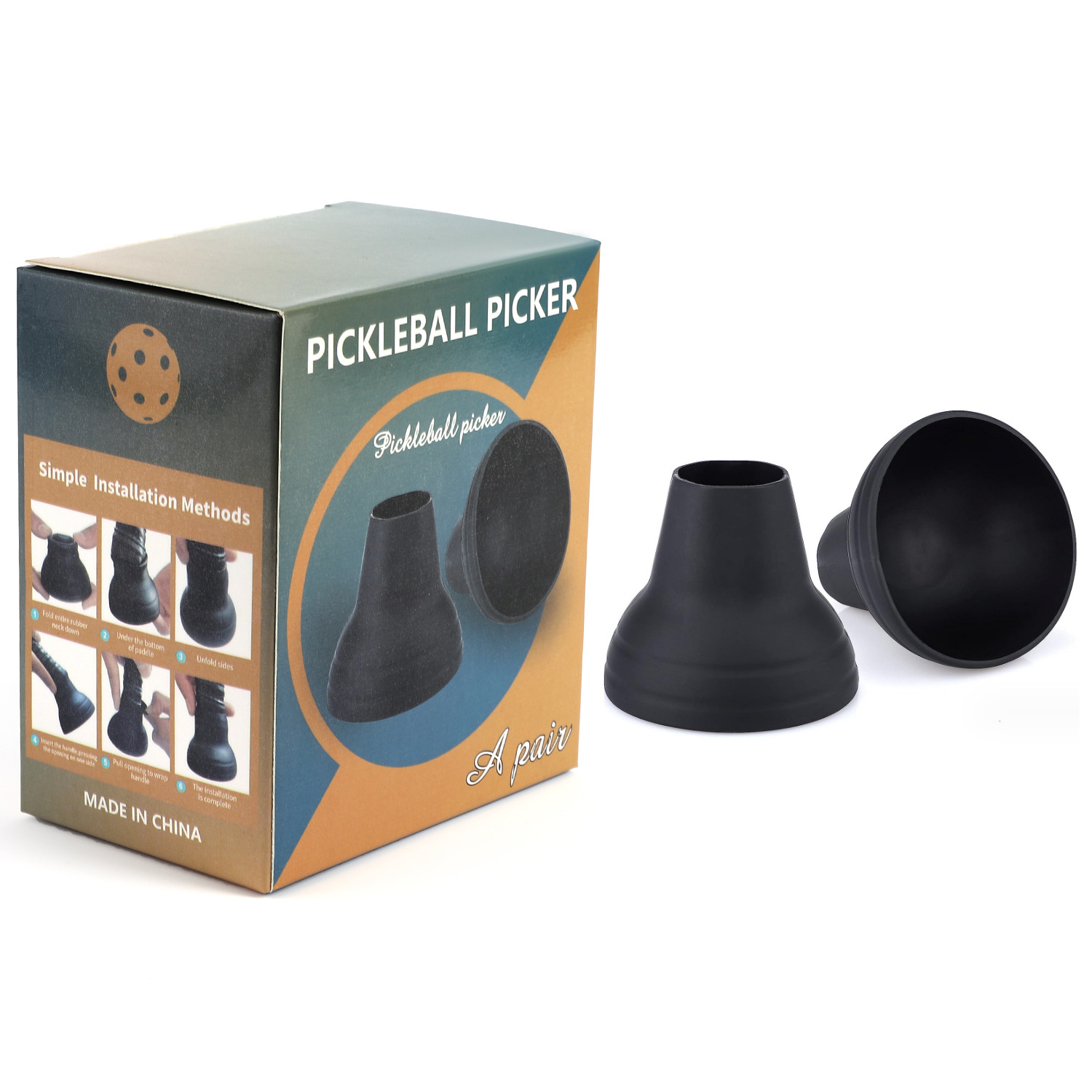 Peak ball picker silicone material handle baseball sucker outdoor sports racket supplies factory direct sales