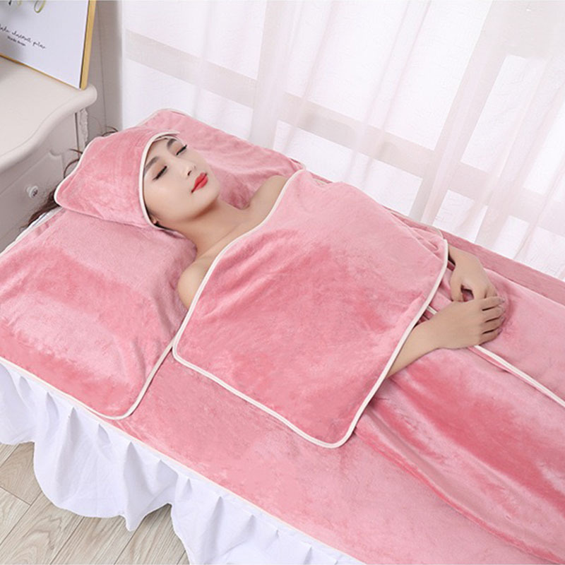 Wholesale Baotou Towel Absorbent with Hole Massage Therapy Bed Towel Thickeneded Beauty Salon Custom Logo Set Bath Towel