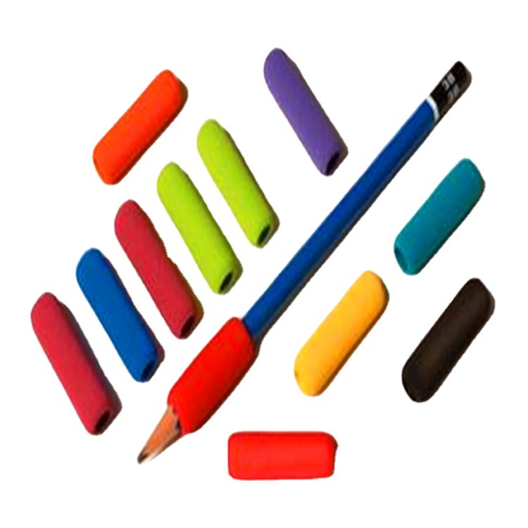 Factory wholesale NBR rubber pen case point drill Pen Case student writing pencil sheath nbr soft ballpoint pen sheath