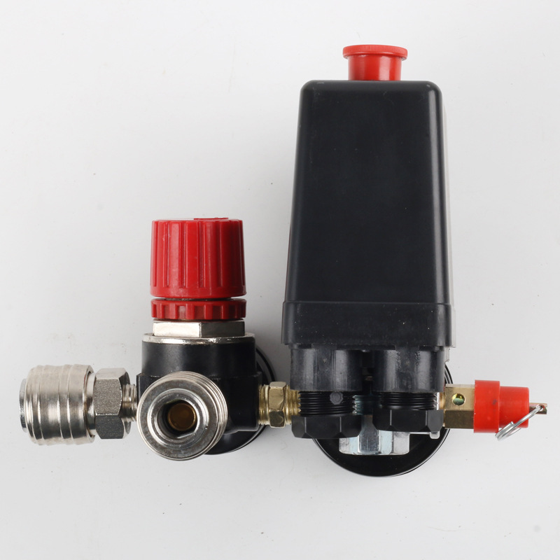 Wholesale air compressor air pump accessories pressure regulating valve European pressure regulating bracket assembly air pressure switch assembly export cross-border