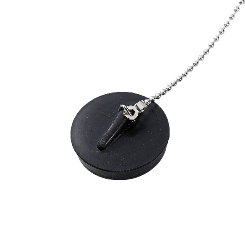 in stock toilet floor drain sink plug floor drain cover deodorant cover with chain wash basin bathtub sewer plug