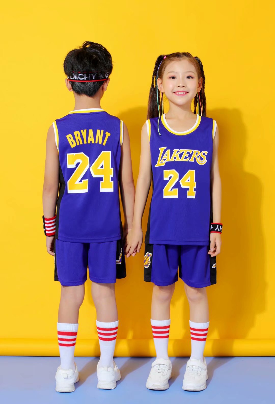 Wholesale children's Curry Jersey Kobe basketball suit set primary school children's performance competition quick-dry training