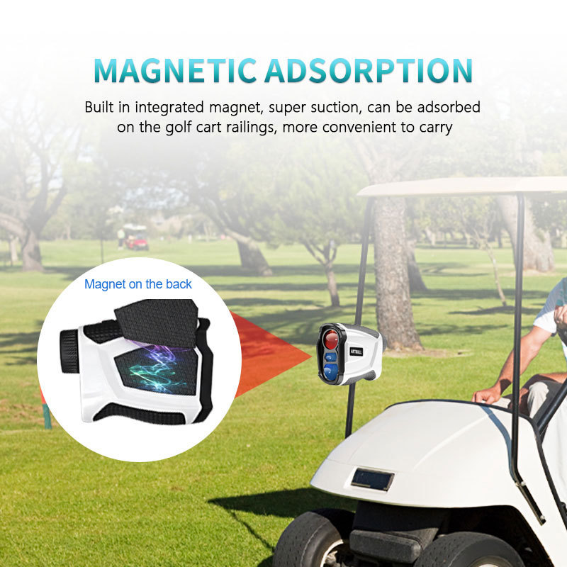 ARTBULL Golf Rangefinder Charging with Magnetic Speed Ranging Laser Rangefinder Telescope 600m