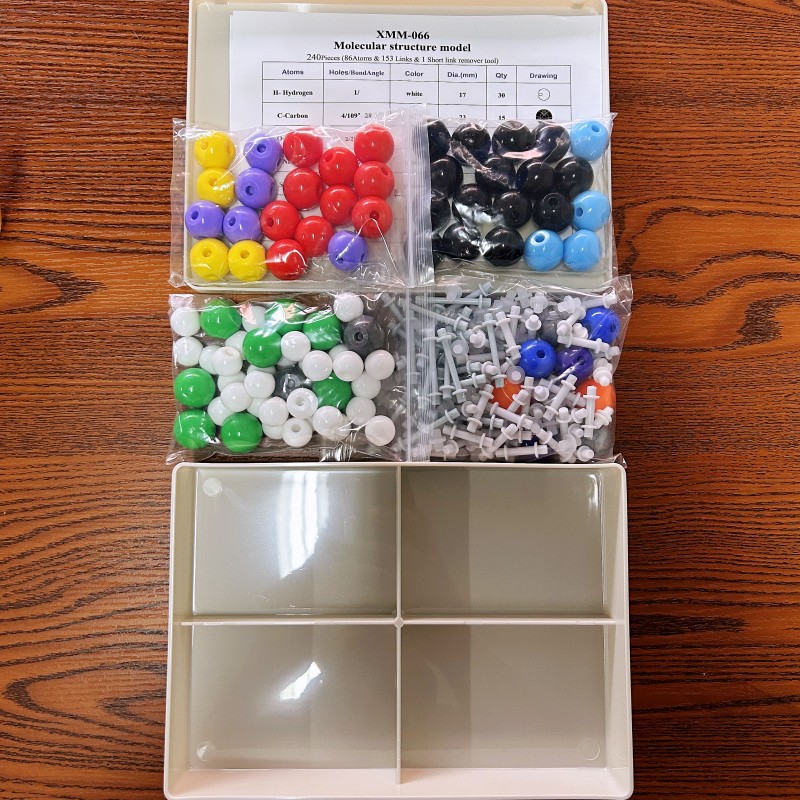 Molecular structure model 240 pieces suit export packaging 240pcs