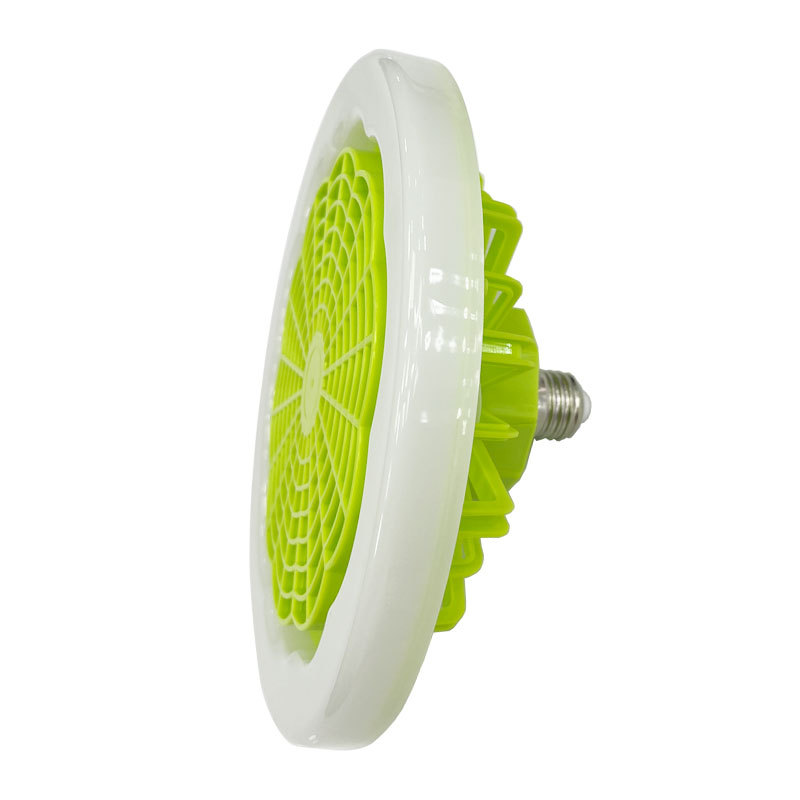 Led Fan Light E27 Screw Fan Light Small Fan Light with Remote Control Lamp Head Detachable 30W Indoor Fan Light