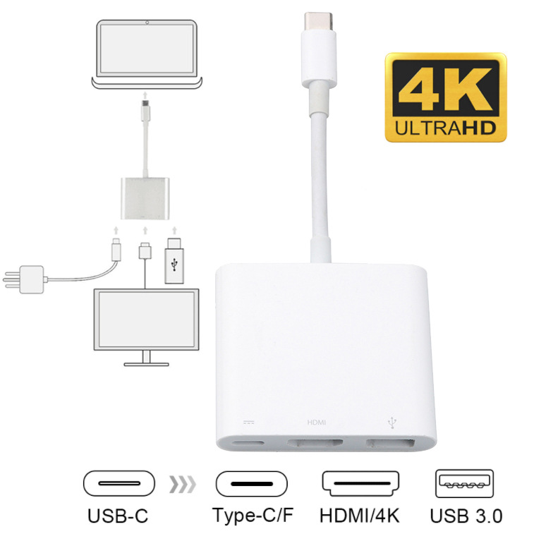 Type-C 3.1 USB Three-In-One 4K 30Hz
