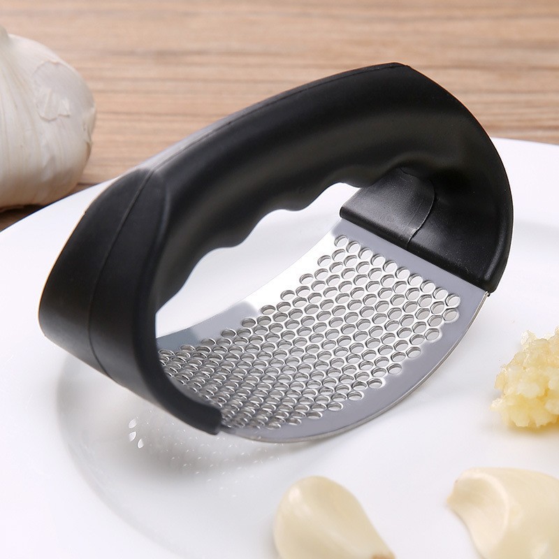 Manual Circular Stainless Steel Garlic Press, Garlic Masher, Garlic Paste, Household Garlic Peeler Manufacturer Wholesale