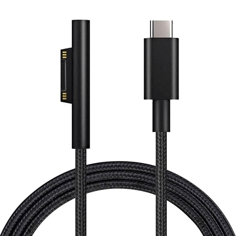 Suitable for Microsoft Surface tablet PC PRO5 charging line PD to TYPEC fast charging decoy charging line