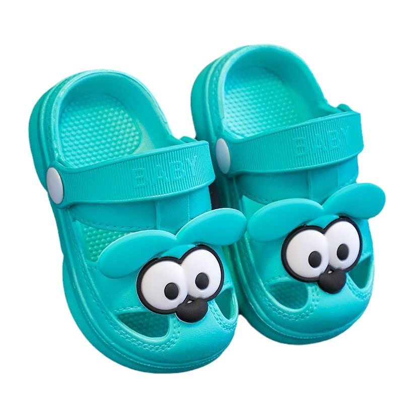 Children's slippers summer new cute bear baby girls' shoes boys' soft bottom non-slip home bathroom slippers
