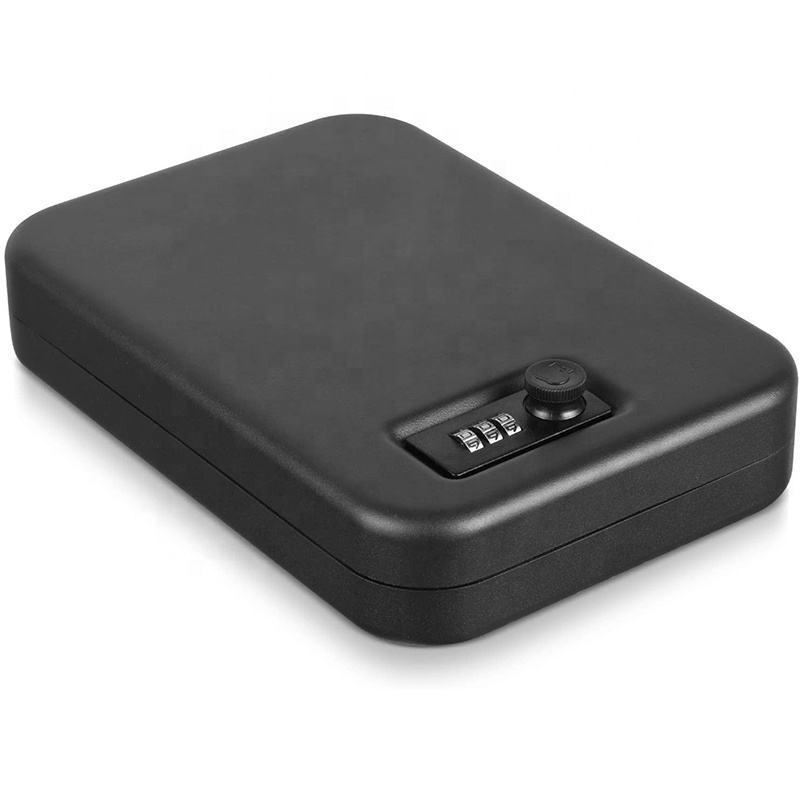 Cross-border foreign trade exclusive factory safe portable pistol safe password box car pistol box