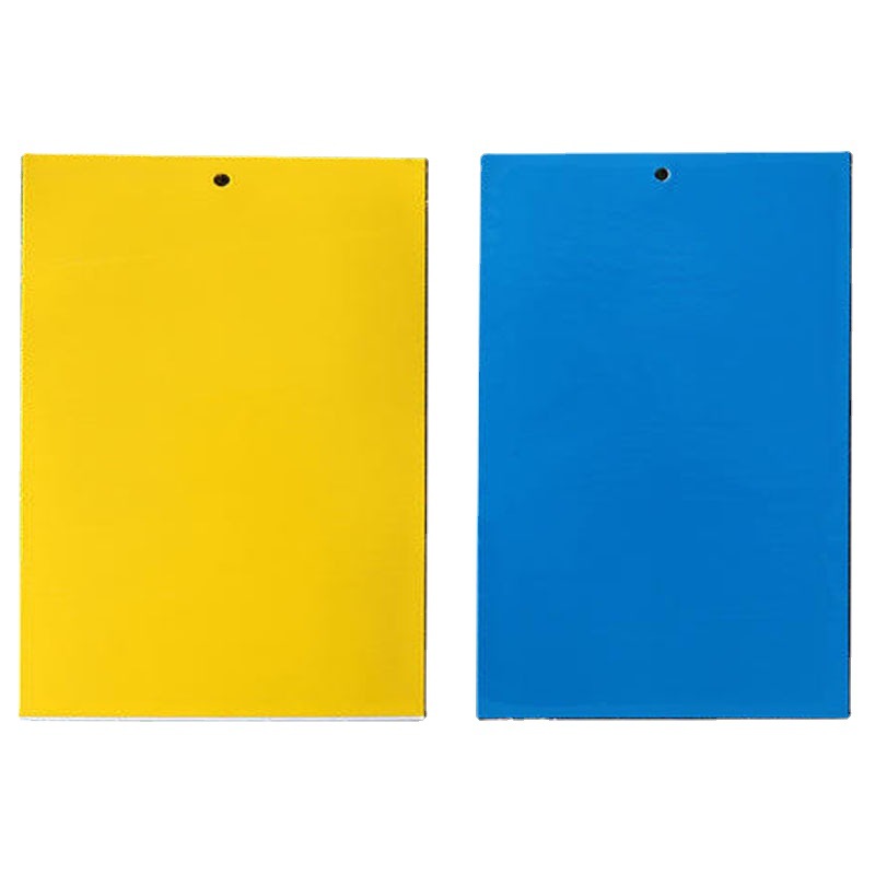 Sticky Insect Trap Board Double-Sided Yellow Board Blue Board Manufacturer Wholesale Yellow Insect Trap Board Agricultural Thrips Garden Insect Trap Stickers