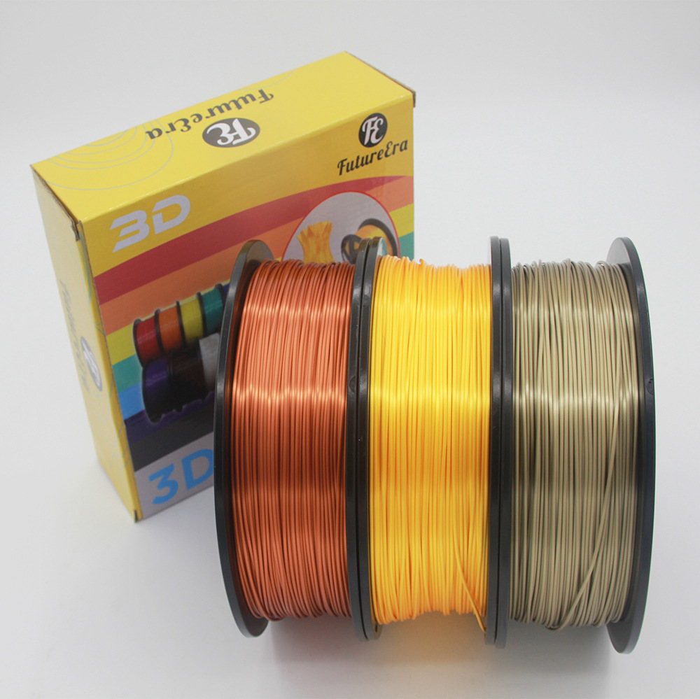 Manufacturers now supply high quality silk color PLA neat roll 3D printing consumables 1KG per roll in stock supply