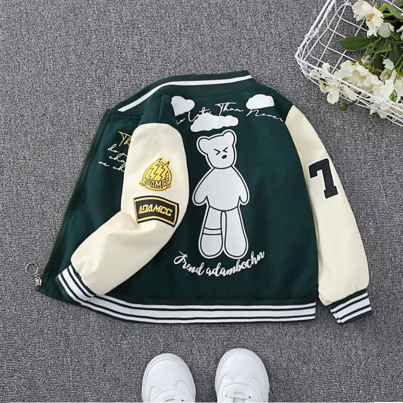 Boys' Trendy Brand Coat Spring 2025 New Children's Wear Men's Baby Casual Middle and Big Children's Thin Children's Spring and Autumn Trendy