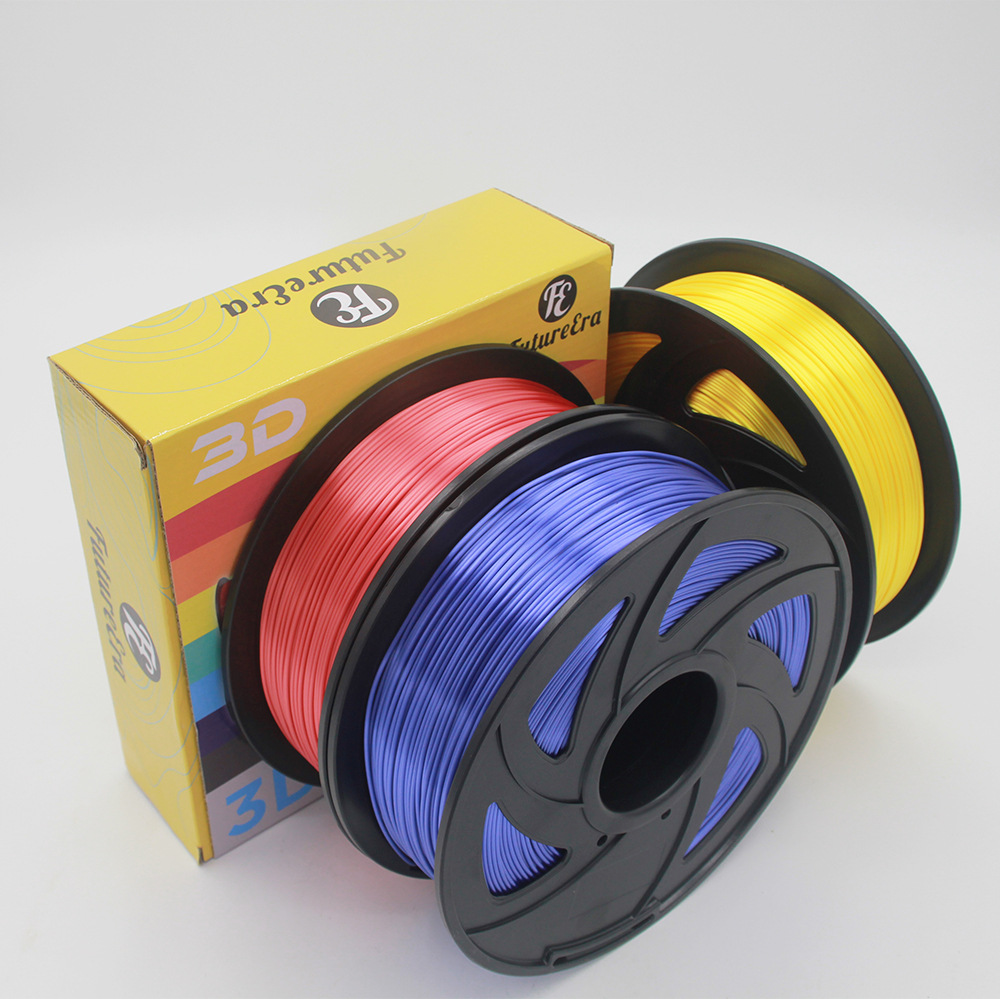Manufacturers now supply high quality silk color PLA neat roll 3D printing consumables 1KG per roll in stock supply