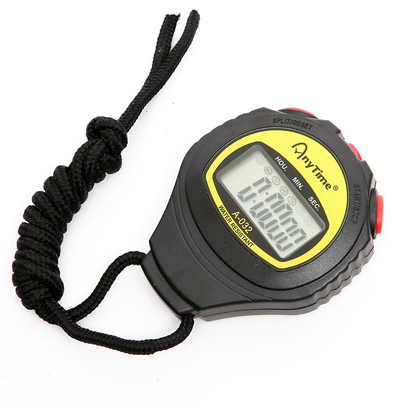 Multifunctional stopwatch sports fitness stopwatch timer student competition running track and field training referee stopwatch