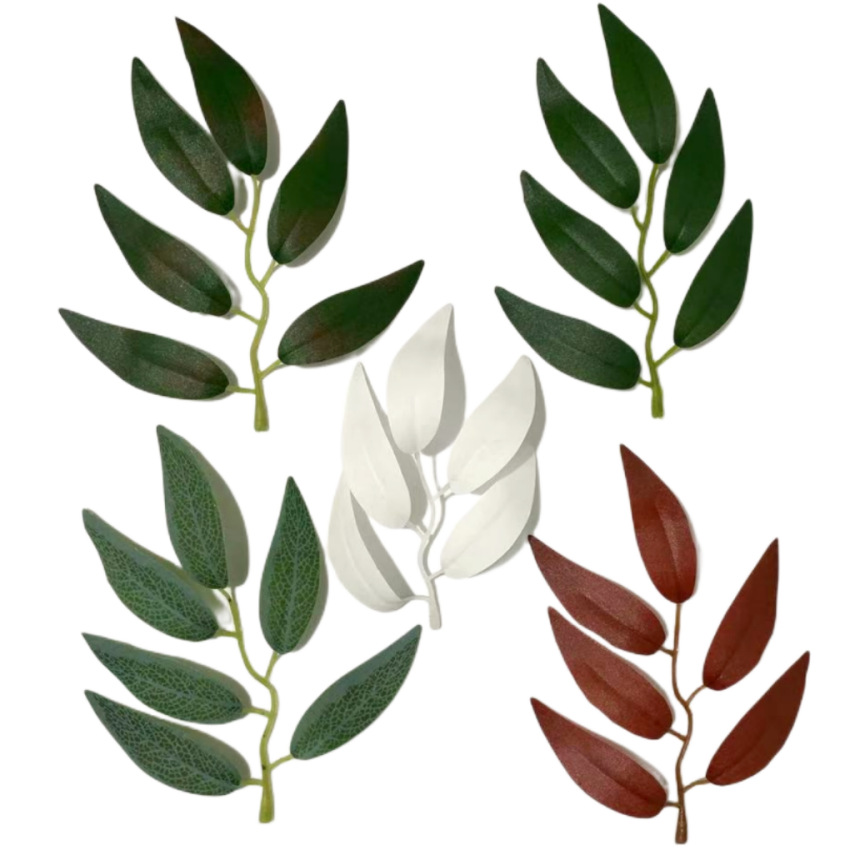 Simulation willow leaf accessories decoration cross-border factory wholesale in stock supply
