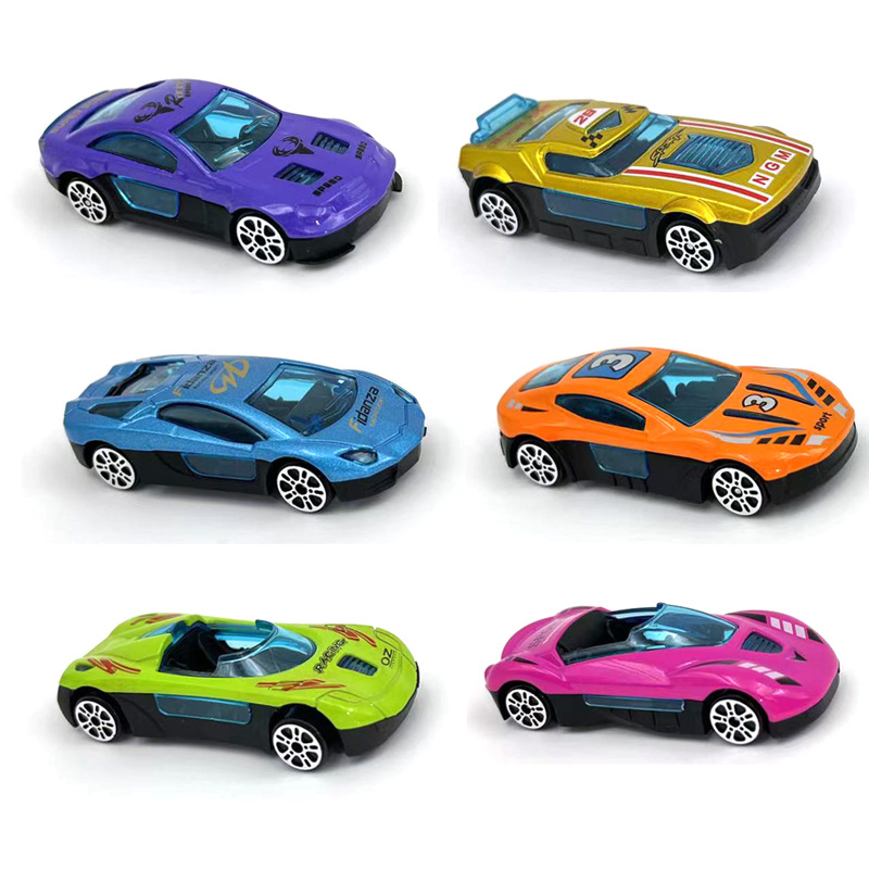 Cross-border gift alloy car model racing toy car gift car mini sliding decoration boy wholesale