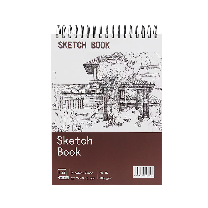 Cross-border sketchbook A4 thickened sketchbook for art students blank picture book hand-colored lead paper painting