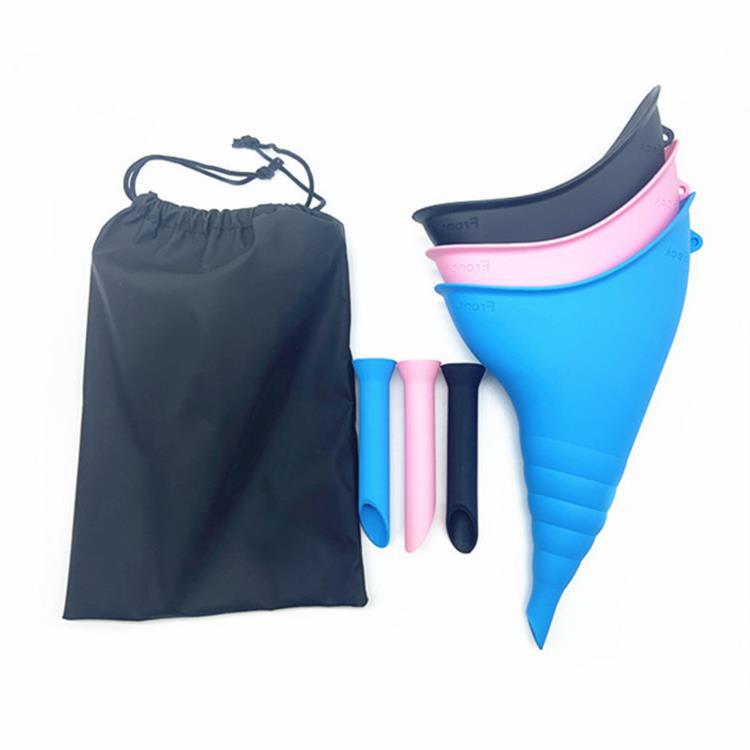 New Portable Silicone Urinal Women's Outdoor Travel Emergency Urinal Foldable Vertical Urinal for Women