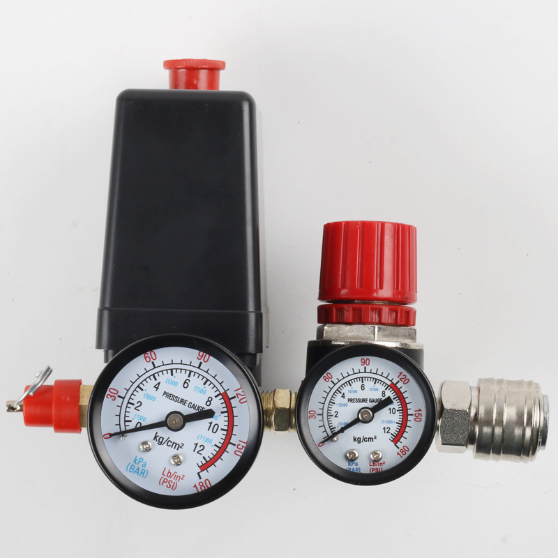 Wholesale air compressor air pump accessories pressure regulating valve European pressure regulating bracket assembly air pressure switch assembly export cross-border
