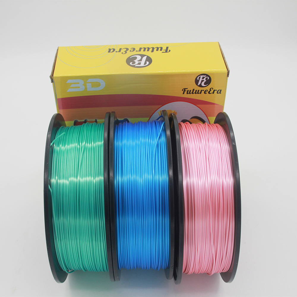 Manufacturers now supply high quality silk color PLA neat roll 3D printing consumables 1KG per roll in stock supply