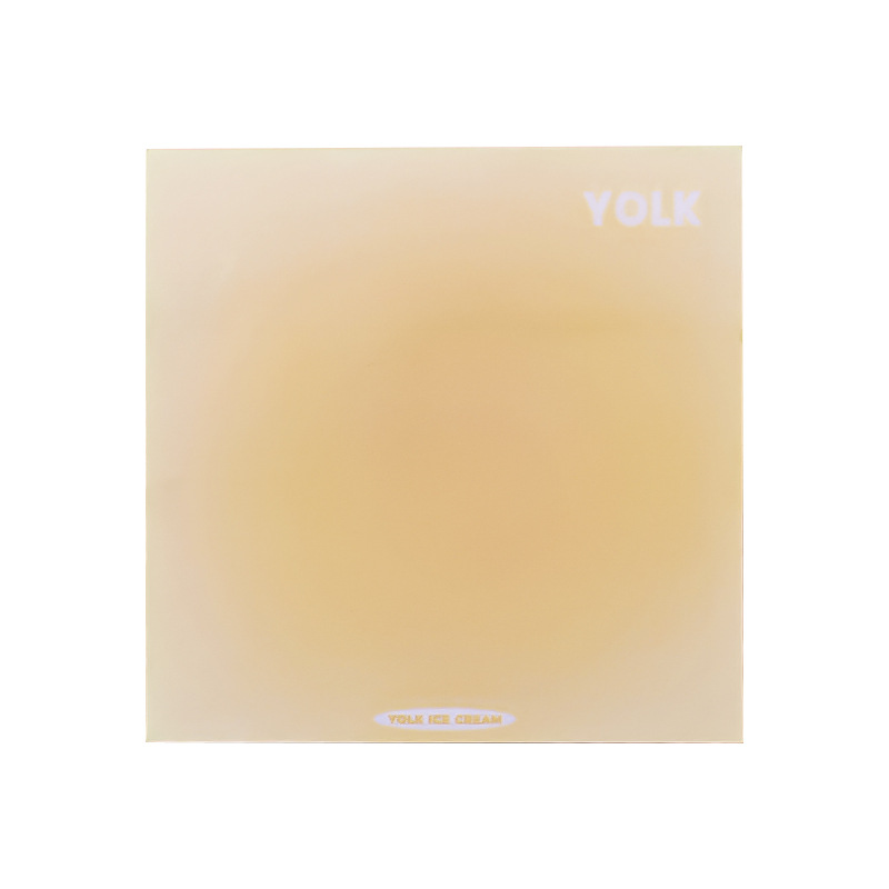 Egg yolk gradient solid color Post-It note student Mark message note book examination office note paper take-out n times paste