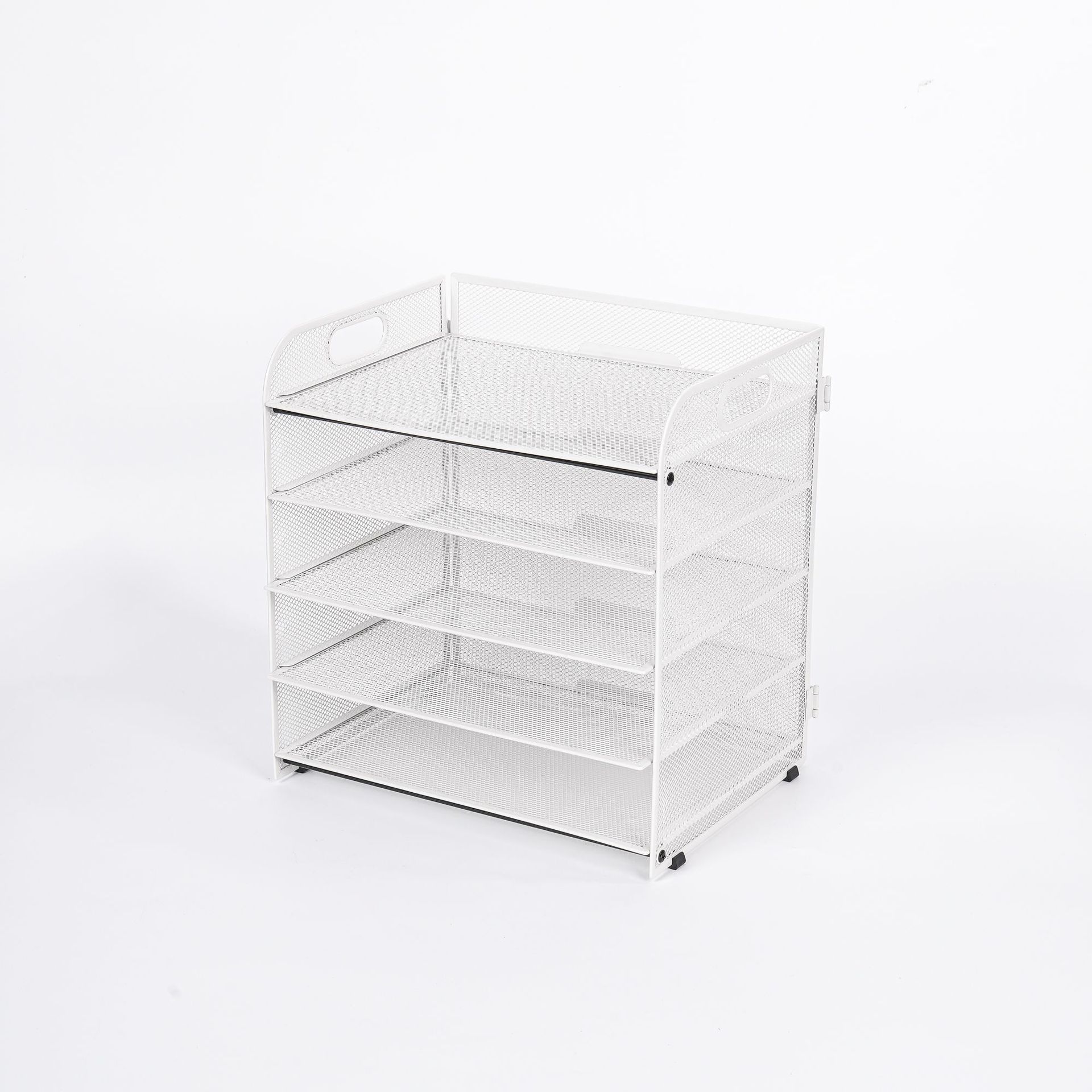 Cross-Border Office File Rack Multi-Layer A4 Paper File Desktop File Storage Rack Metal Office Document Storage Rack