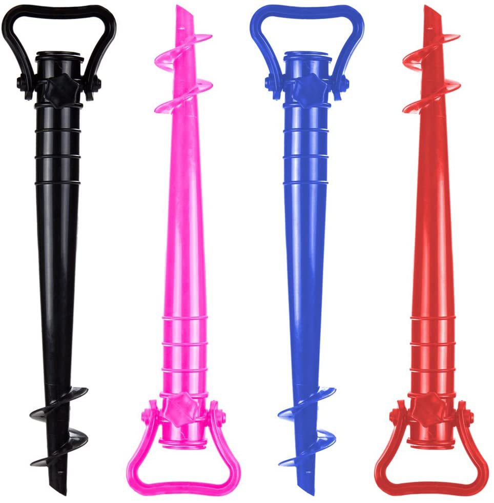 Factory in stock wholesale 45cm beach umbrella sun umbrella umbrella base beach umbrella plastic umbrella base plastic spiral umbrella plug